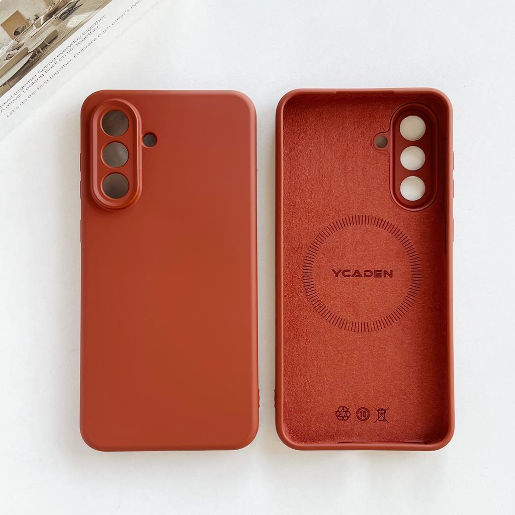 For Magsafe Matte Silicone Original Case For Samsung S26 S25 S24 S23 S22 Plus Ultra A56 A16 A55 A54 Magnetic Shockproof Cover