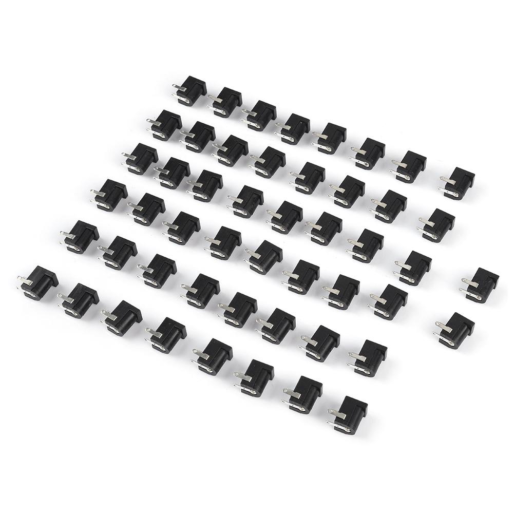 50PCS 5.5mm X 2.1mm DC Power Barrel Jack Adapter Breadboard