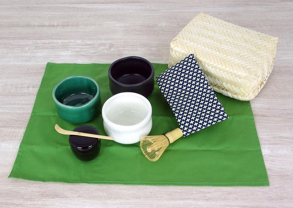 Yamako New Tea Ceremony Chaki Matcha Set Black Tenmoku Bowl 80617 Black