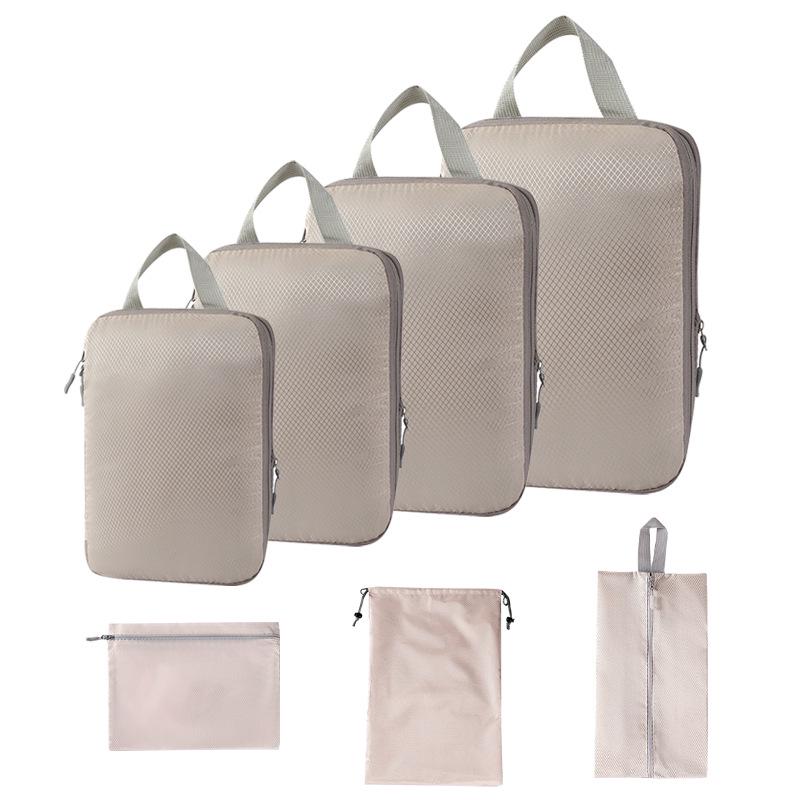 Waterproof Compression Travel & Home Clothing Storage Bag Set - Four Pieces