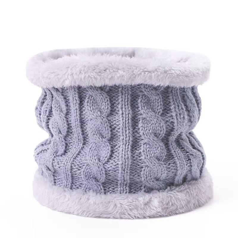 Plucked European and American Children's Hats, Scarves, Gloves, Three Piece Set, Autumn and Winter New Warm Baby Hat