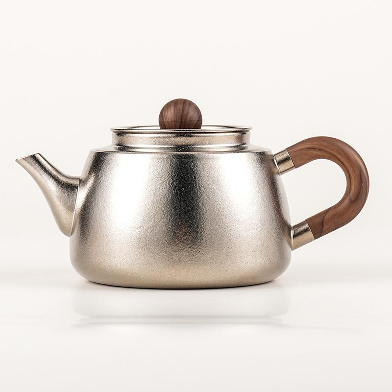 New pure titanium teapot household large-capacity teapot Kung Fu tea set light luxury anti-scalding enterprise business thank you gift