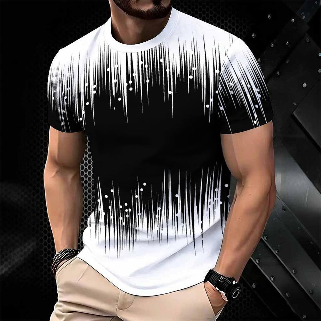 Women Short Sleeve Crew Neck T Shirt Dark Blue Light Blue Abstract Flame Swirl Print Top