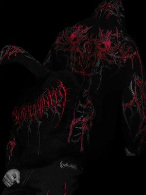 Sweat à capuche BD Imprimé Crâne Streetwear Rétro - Taille Plus Homme Veste Pull Européenne & Américaine