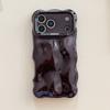 3D Bubble Wave Pattern Phone Case For iPhone 17 16 15 14 13 12 11 Pro Max 17Air Electroplated Soft Shockproof Back Cover