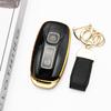 For Aiways U5 Pro U5 Se U6 - 3 Buttons Tpu Auto Shell Fob Car Key Case Cover Holder Protector Keychain Keyring