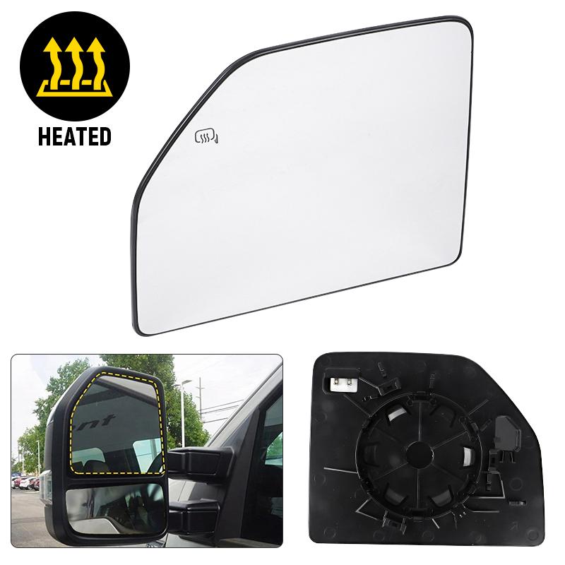 Auto Heated Upper Mirror Glass With/Without Blind Spot For Ford F150 2015- Ford Super Duty F250 / F350 / F450 / F550 17-22