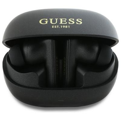 Guess Bluetooth Headphones Gutwst88Mctgk Tws + Charging Station Black/Black Capsule Printed Logo