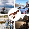 20PCS Soft Fishing Lure 5.5cm Artificial Lure Durable Crawdad Bait  Freshwater Fishing