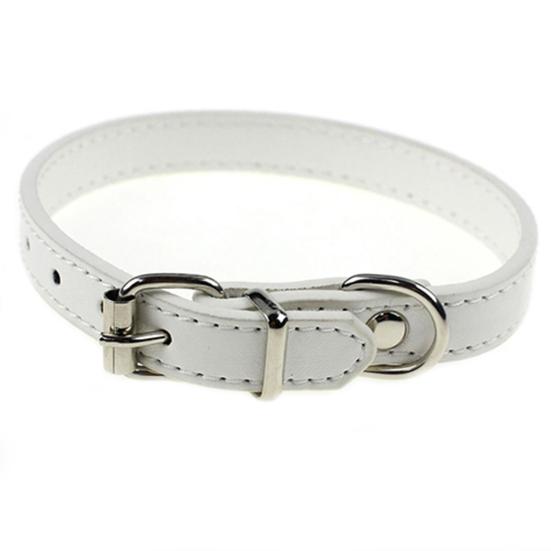 Pure Color Pet Puppy Collar Neck Buckle