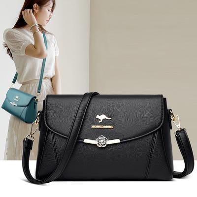 Soft Leather Women'S Fashion Women'S Mother Bag Simple Multi-Functional Shoulder Messenger Bag