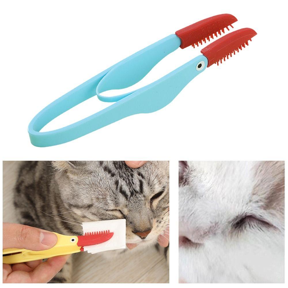 Cleaning Clip Eye Excrement Brush Soft Brush Pet Eye Cleaner New Pet Tear Marks Brush Cat