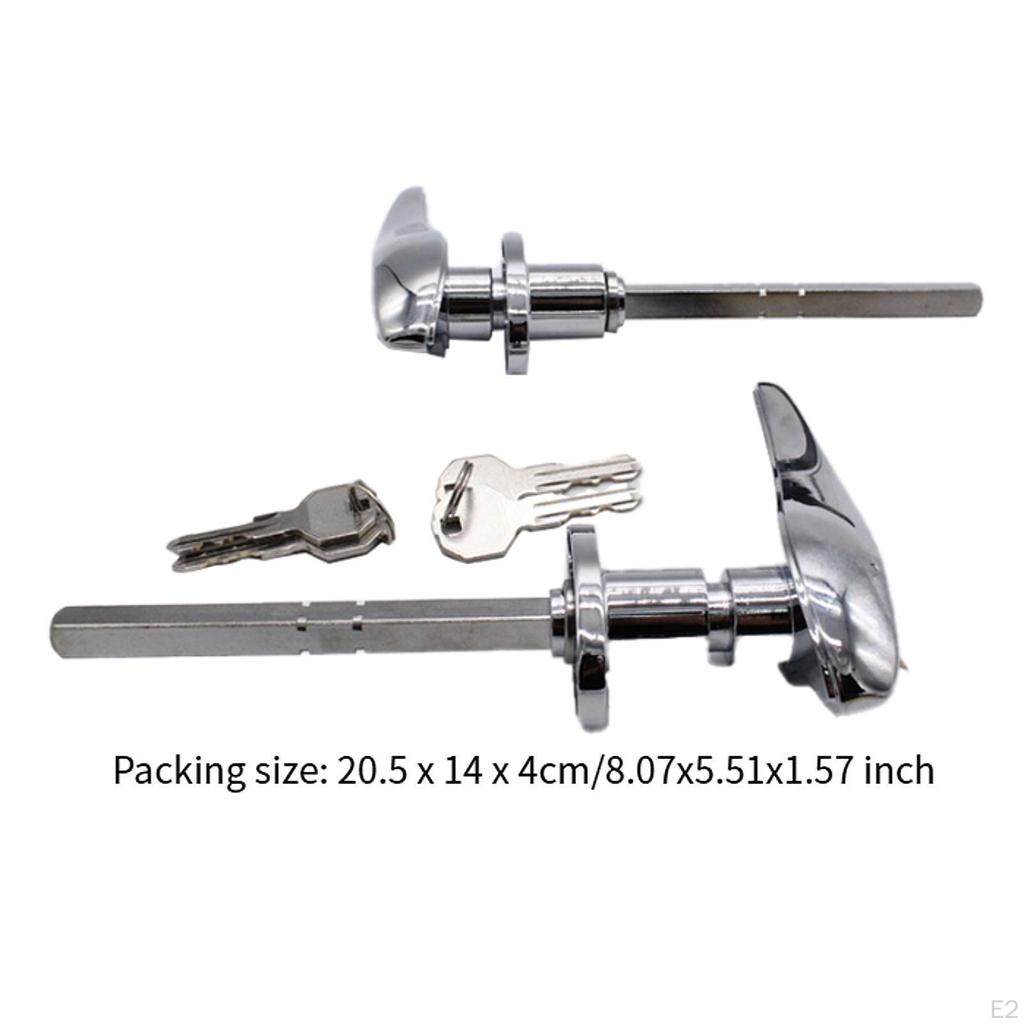 2x Car Outside Locking Door Handles Handle Lock Easy Installation Spare Part Wear