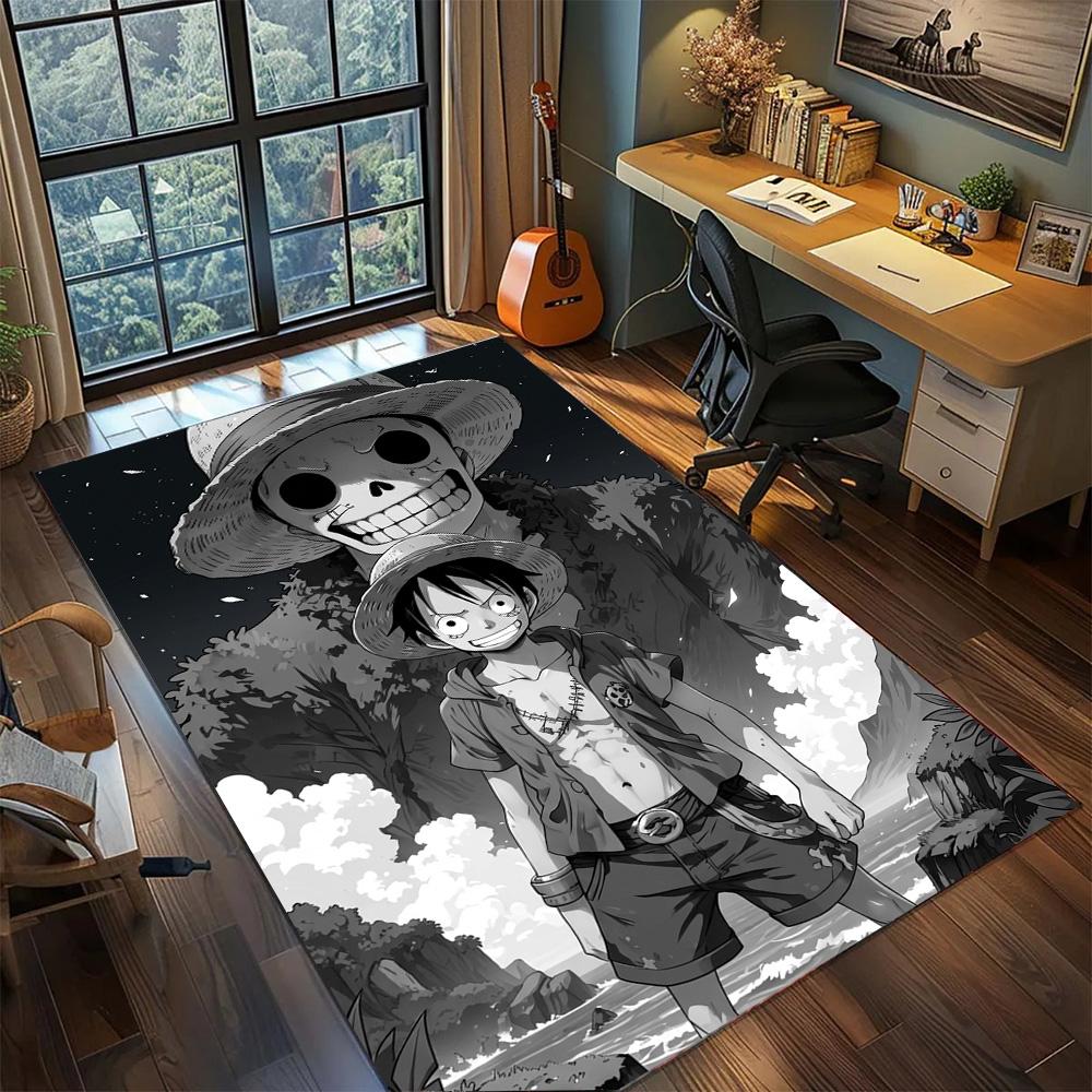 One Piece!Rug Carpet Large Area Rug Non Slip Washable Floor Mat Gamer Room Bedroom Home Decor