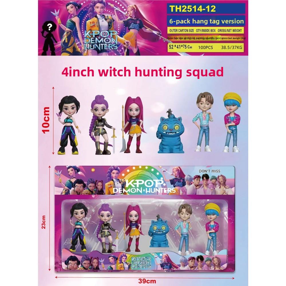 Vânătorii de Vrăjitoare K-Pop Cap Mare Ediția Q Model Figurină Rumimi Cutie Oarbă Păpușă de Jucărie de Maree Ornament