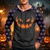 Men's Loose Fit Printed Hoodie with Pocket and Drawstring Casual Sweatshirt for Everyday Wear