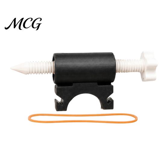 Bicycle Wheel Truing Tool Tool, 3D Printed Bike Rim Adjustment Clamp-on Truer with Rubber Band, MTB Road Mountain Repair Tools Easy чёрный