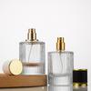 50ml Screw-Top Perfume Refill Bottle, 100ml Black Vertical Stripe Spray Bottle, Cosmetic Glass Empty Bottle in Stock