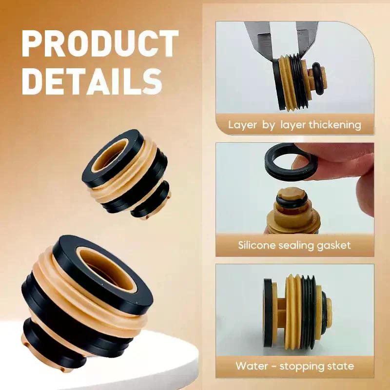 4 Points Pipeline Free Raw Material Belt Water Stop Valve Angle Valve Faucet Automatic Water Stop Anti-leakage