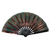 Yousheng Colorful Kung Fu Fan Holographic Foldable PVC Fan Ergonomic Handle Smooth Opening Closing Performance Fan Folk Craft Fan