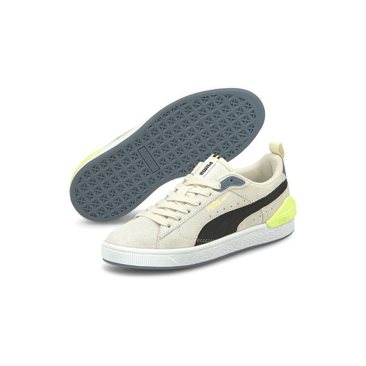Puma Suede Series Bloc Lf Comfortable Versatile Casual Low-Top Kids Sneakers Kids sneakers Off-White 382004-01