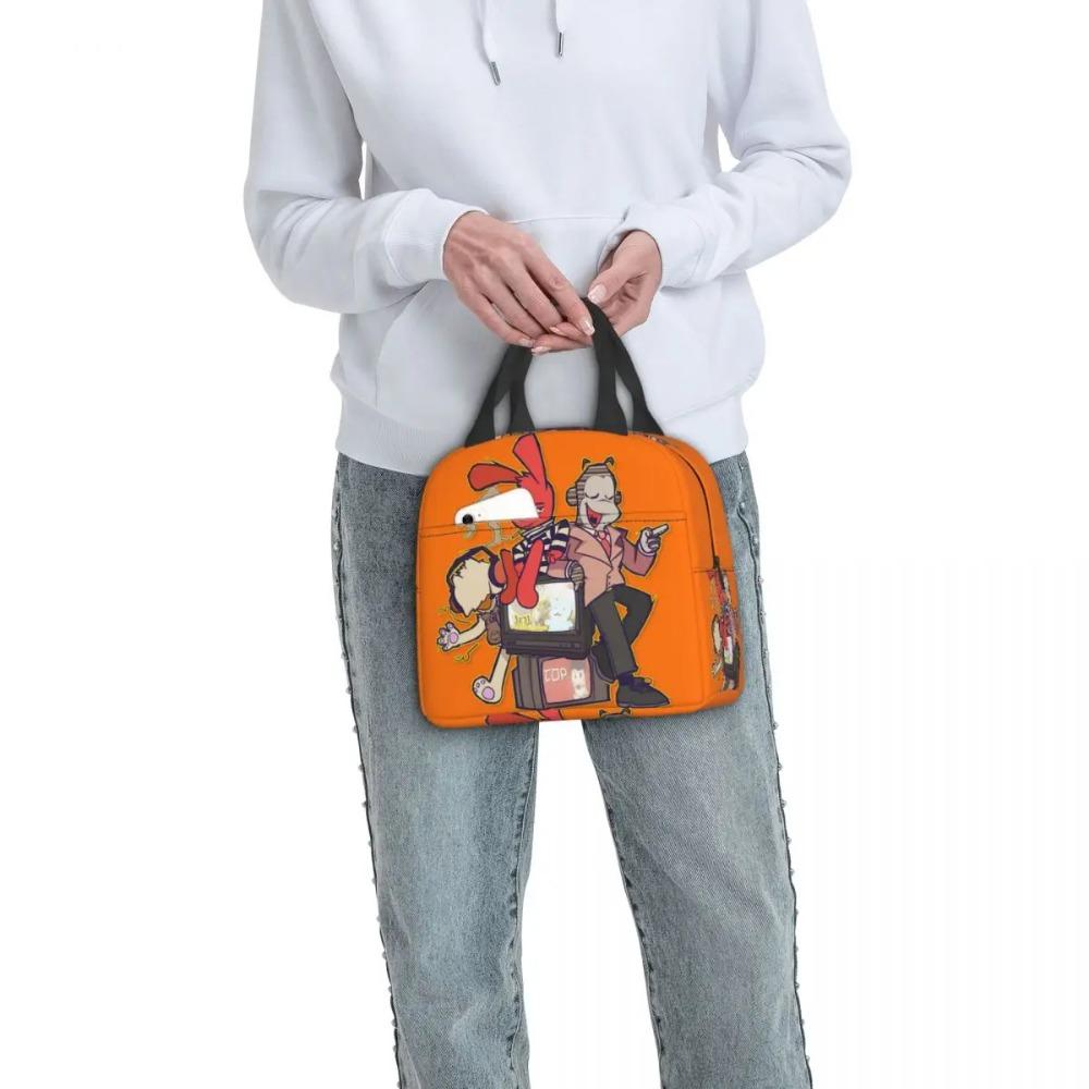 31 Minutos Chilean Comedy Cartoon Insulated Lunch Bag for Women Kids Portable Food Boxes Thermal Lunch Box Tote