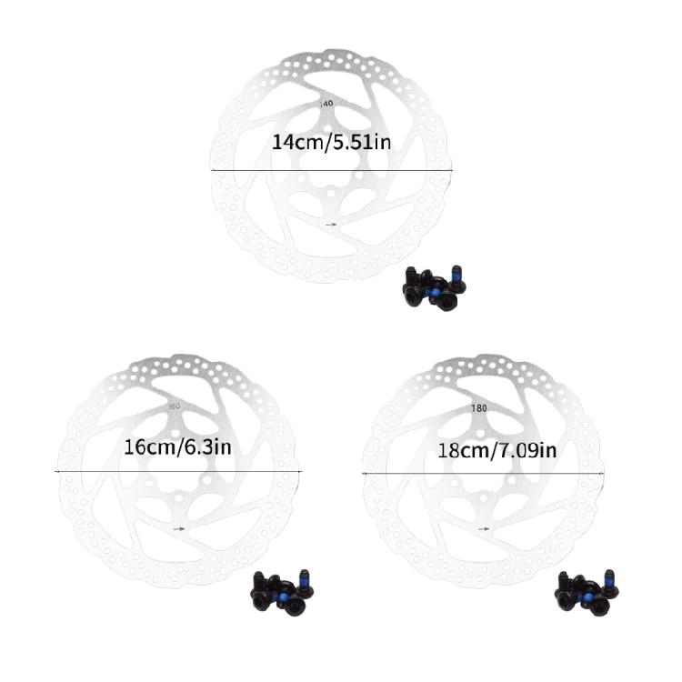 Efficient Scooters Brake Disc Centerlock Disc Brake Rotors Heat Dissipation for Various Cycling Conditions