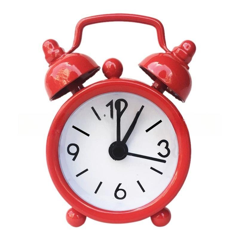 Mini Metal Alarm Clock Creative Student Electronic Alarm Clock Bedside Alarm Clock Portable Travel Alarm Clock