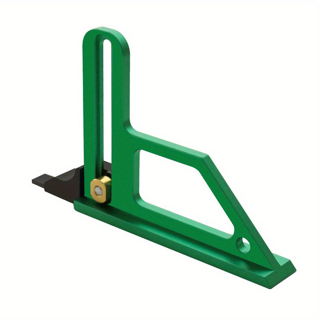 Height Gauge Measuring Instrument Aluminum Router Table Height Gauge with Inch Metric Scale Woodworking Measurement Tool