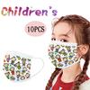 Kids Children's Cartoon Mask Disposable  Three Layer Face Mask