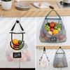 Thickened Durable Kitchen Hanging Storage Bag for Fruits, Vegetables, Ginger, Garlic, Handheld Storage Bag for Home Convenient O