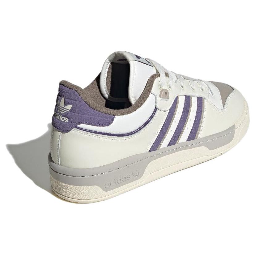 Adidas Originals Rivalry Versatile Comfortable Low-Top Sneakers Unisex Sneakers White Purple ID1003
