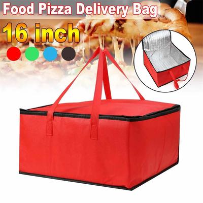 Bolsa Impermeable Aislada Bolsa Refrigeradora Aislamiento Plegable Picnic Portátil Paquete de Hielo Bolsa Térmica para Alimentos Bolsa de Entrega de Alimentos Pizza