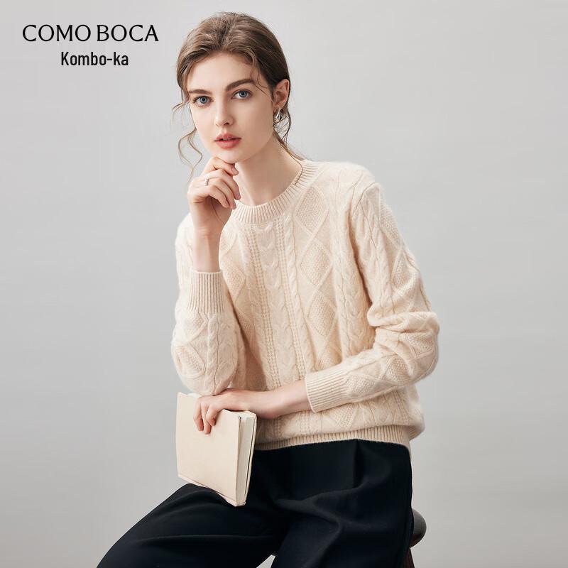 

Kemeng Boca Women s Thickened Cashmere Round Neck Sweater M