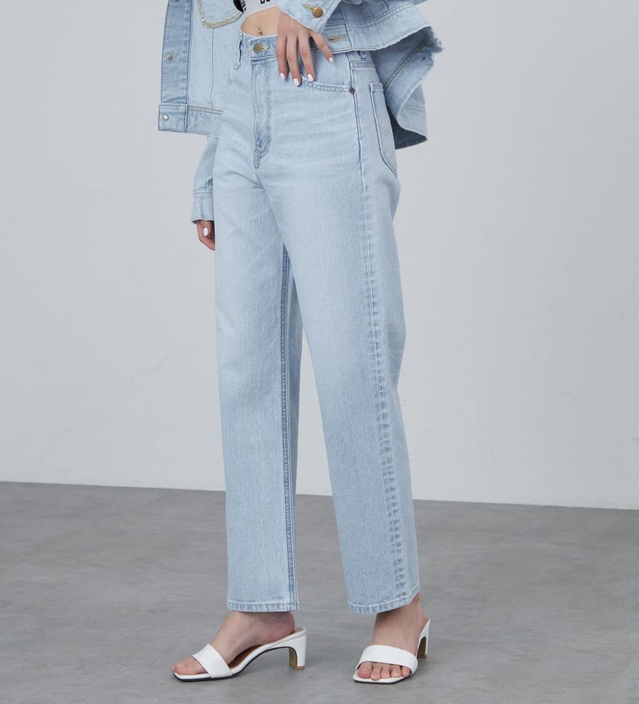 Lee Standard Wardrobe Straight Denim Light Size XS Jeans, Pants, Spring/Summer, Women's, Blue,