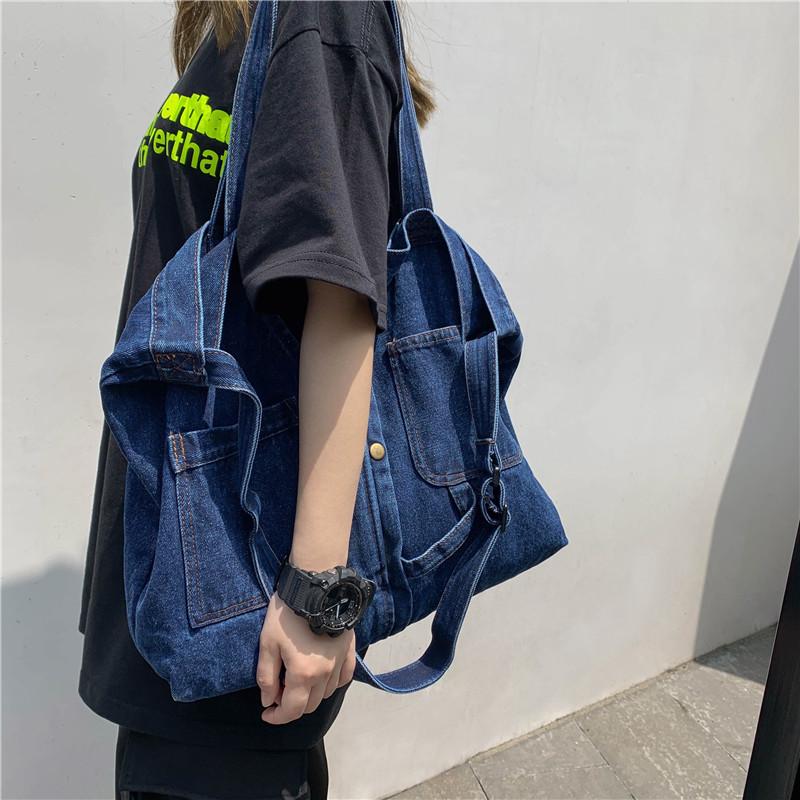 Denim Bag Women's Crossbody Bag Large Capacity Shoulder Bag