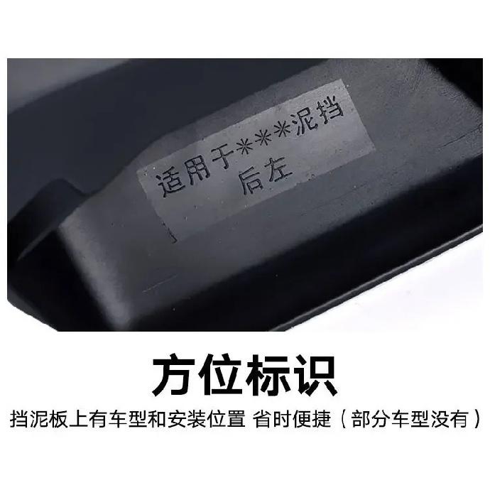 Suitable for Kia K2 Rio 2017-2023 Rio Fender Tile Auto Parts Car Accessories Mud Flaps Fender Flares
