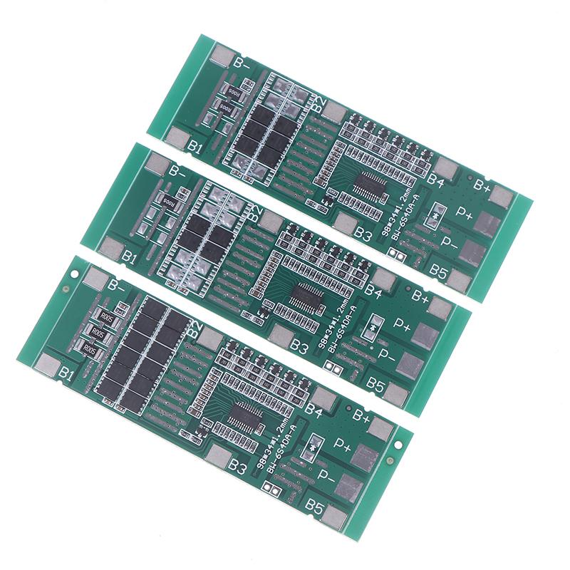 6S 10A 20A 40A 24V 18650 Li-Ion Lithium Battery Protect Board Solar Lighting Bms Pcb With Balanced Power Tool For Ebike Scooter
