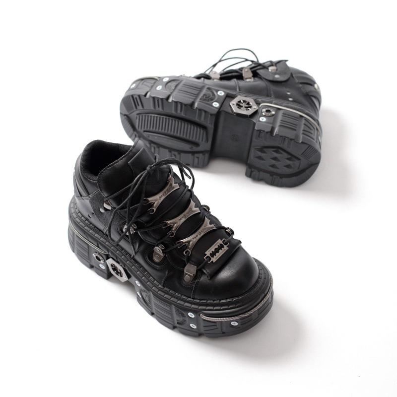 2024 Damen Punk Heavy Metal Dad Shoes - Dicksohlig Russischer Stil