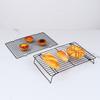 1PC Baking Rectangle Mesh Folding Bread Rack Chiffon Cake Mold Carbon Steel Cooling Rack with Feet Food Production