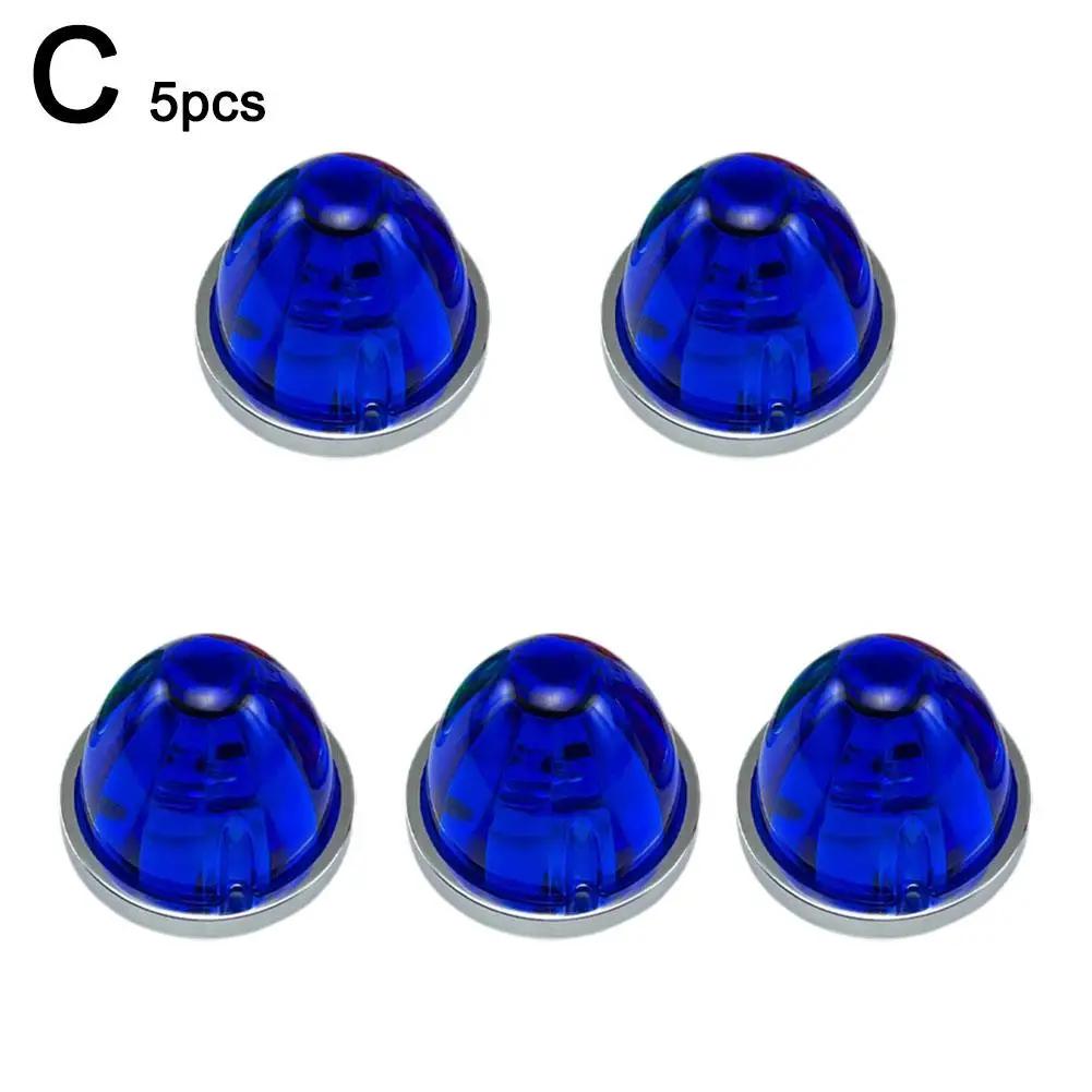 5pcs Watermelon Side Marking Lamp Waterproof Multi DIY Easy Heavy Vehicle Duty Color Install Lens E0R3