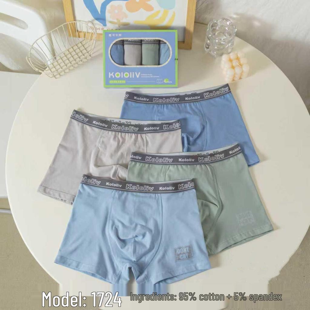 Cola Pear Boys' Boxer Briefs for Middle/High School Students and Teens