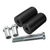 For Suzuki GSXR1000 GSXR 1000 2005 2006 No Cut Frame Sliders Rubber Black  Black