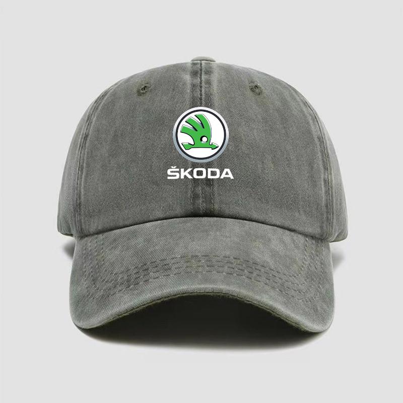 JKFB8 Cappellino da Baseball alla Moda con Visiera Cappello da Sole Unisex Regolabile Cappello Parasole Per Skoda Octavia 2 A5 A7 Superb Rapid Yeti Kodiaq Fabia