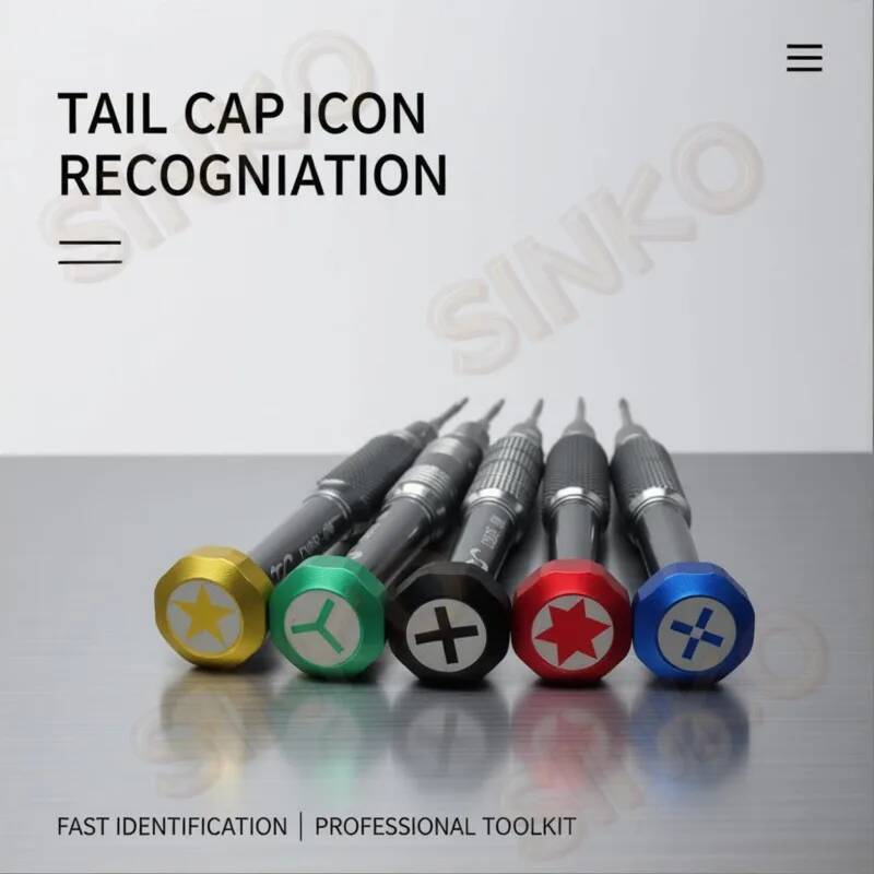 S2 Alloy Steel Precision Screwdriver Aluminum Anti Slip Handle 360 Silent Bearing Magnetic Tip for iPhone Samsung Huawei Repairs 4