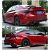 Hintere Rückleuchten Dekoration Zierleiste Leuchten Abdeckungen ABS Schwarz für Toyota Camry 8. achte Generation 2018-2021 DIY Dekoration Abdeckung