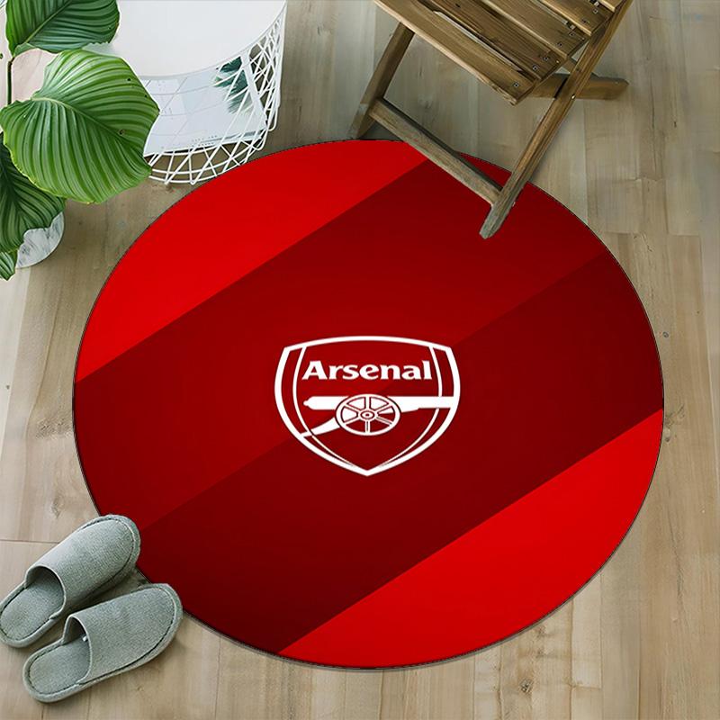 1 st A-Arsenal Matta, Rund Matta, Bekväm, Lämplig för Entréer, Vardagsrum, Kontor och Sovrum, Juldekoration