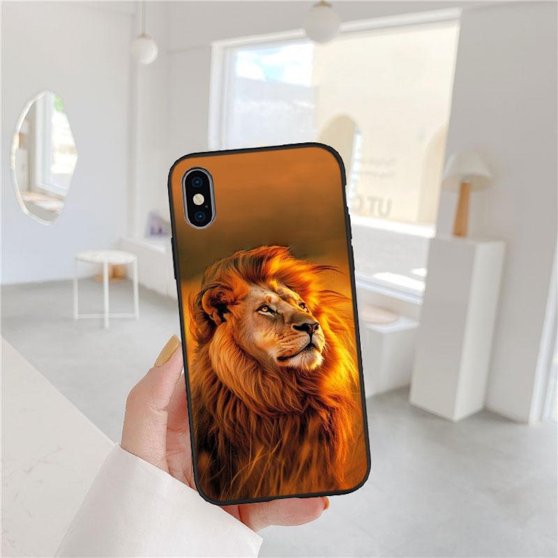HK4 Animal Lion Soft Shell Phone Case for Huawei Mate 20 P Smart+ P20 P30 Lite Pro Y5p Y6p Y6s Y7a Y8p Y8S Y9 Prime Y9A Y9S