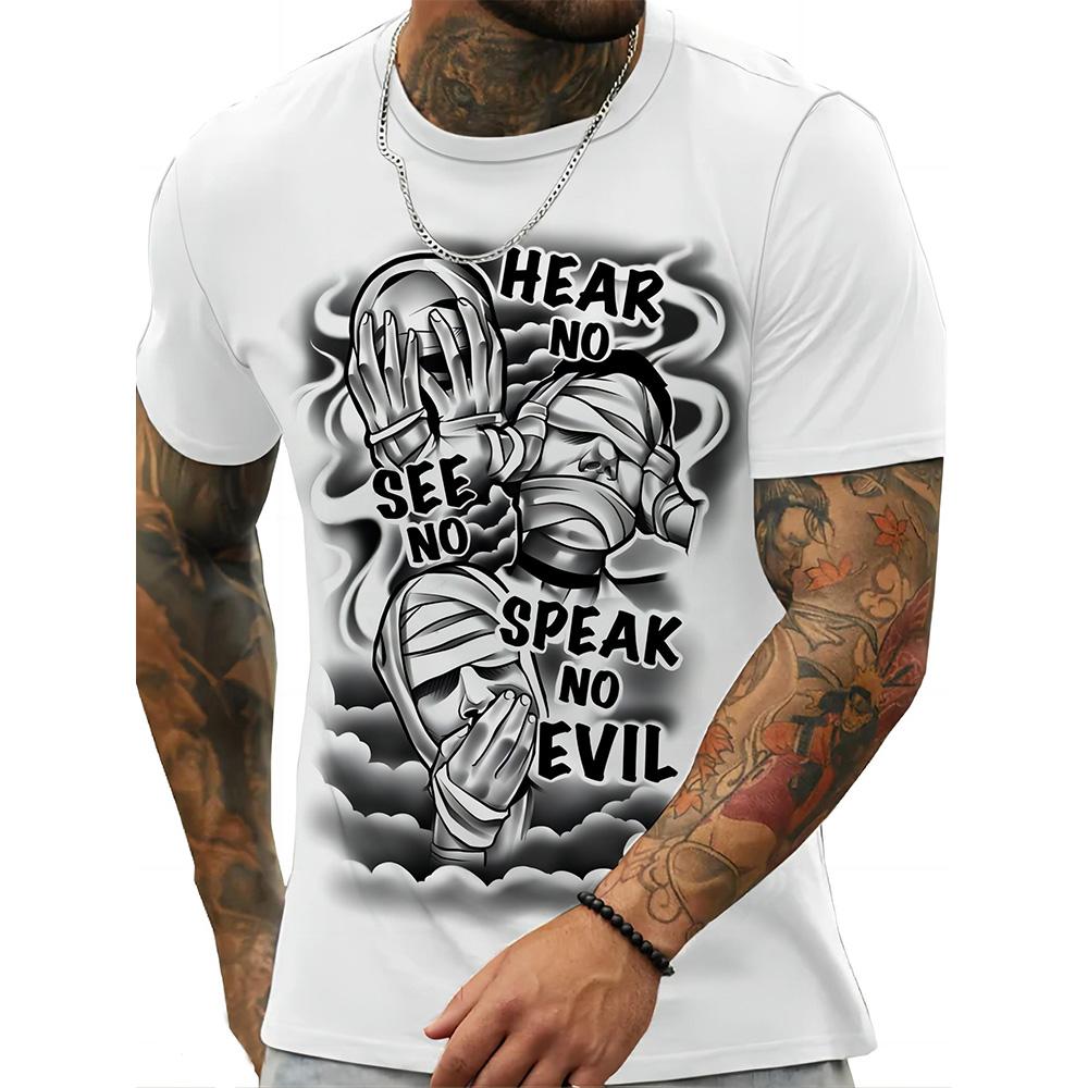 Vintage Cross Graphic Print Men's T-Shirt 2025 New Street Hipster T-Shirt Top Plus Size Casual Men's Short Sleeve Tee Apparel