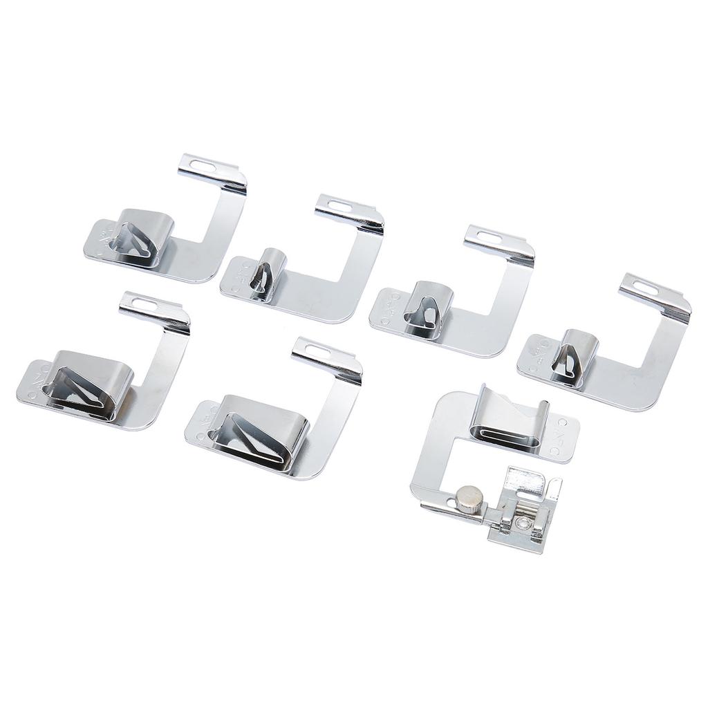 Rolled Hem Presser Foot Multifunctional Rolled Hem Sewing Machine Presser Foot Set for Hemming Foot Kit